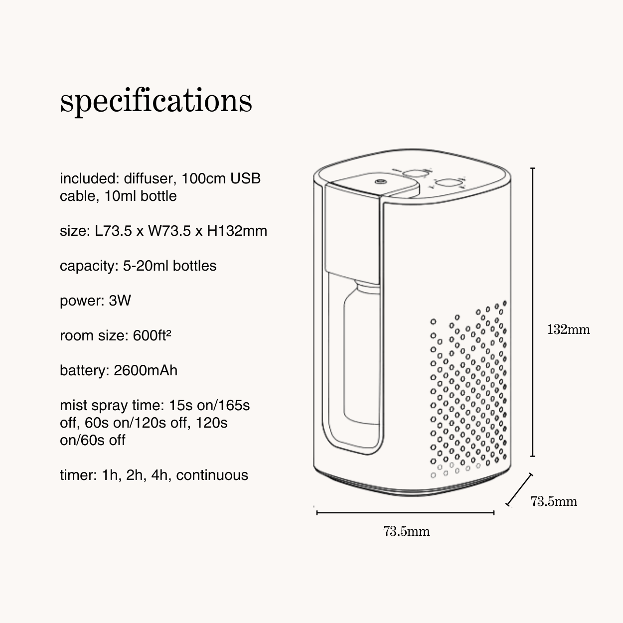 evolve nebulizing diffuser