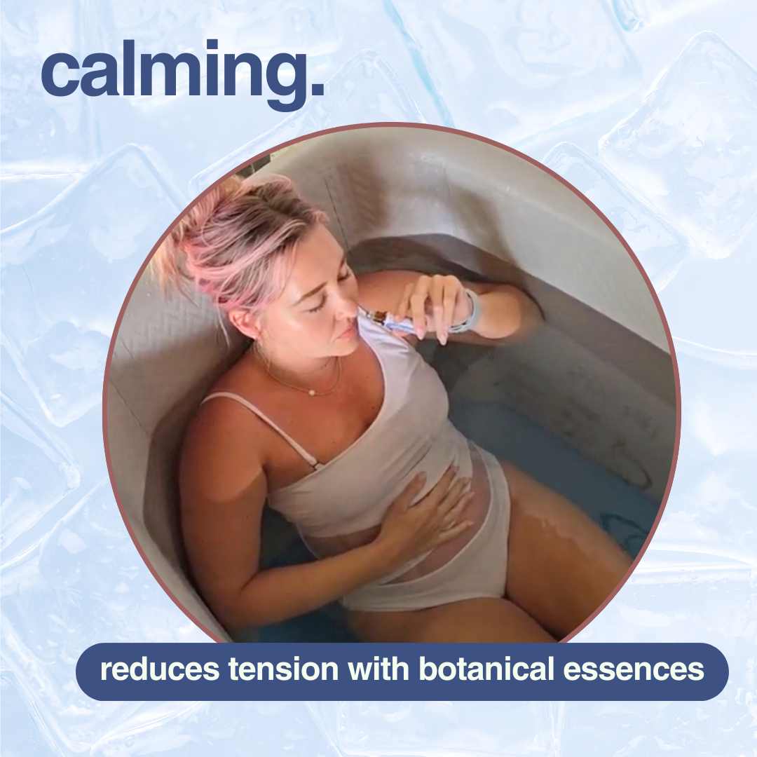 ice baths are easier with essential oils